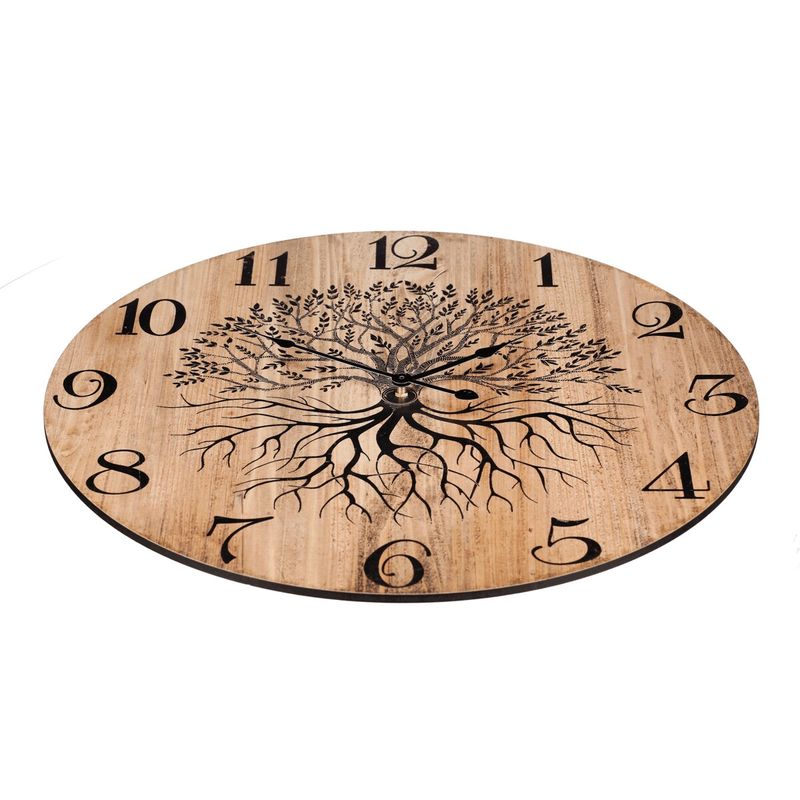 Hodiny nástenné, MDF, strom života, 58cm, HA1661