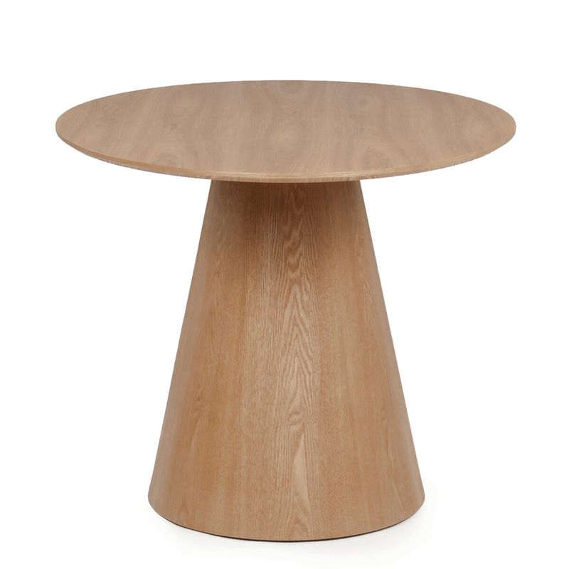Oválny jedálenský stôl 160x90cm, dýha, dub HT-L3523 OAK