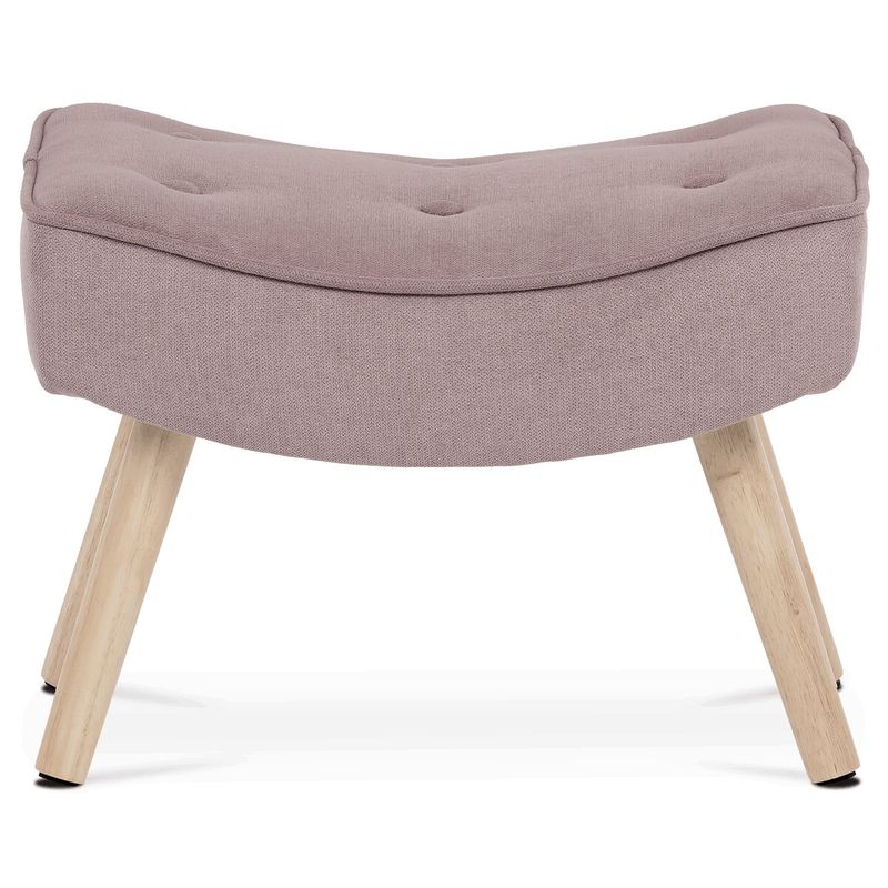 Podnožka, 52cm, ružová látka, AK-301P PINK2