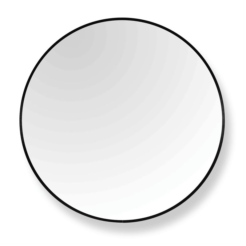 Zrkadlo závesné, 70cm, čierne, AZR-V5070 BK