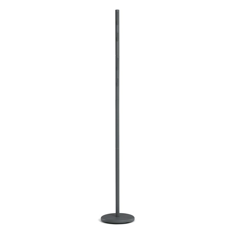 Stojanový vešiak, 179cm, kov sivý, 80001-44 GREY