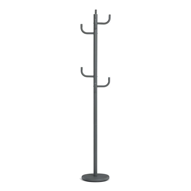 Stojanový vešiak, 175cm, kov sivý, 80609-06 GREY