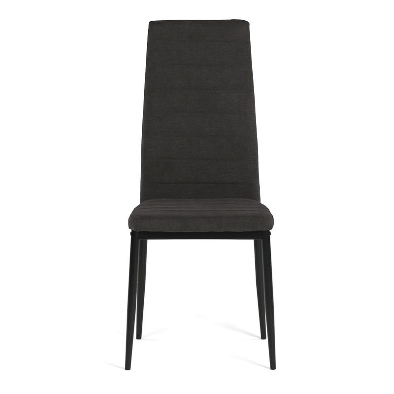 Jedálenská stolička, sivá látka, DCL-V5031 GREY2