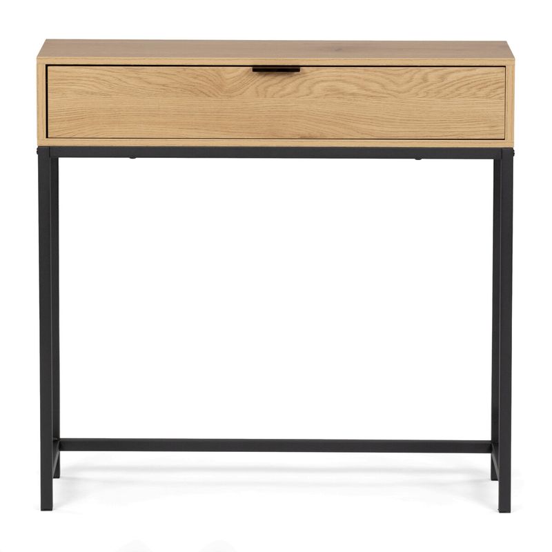 Konzolový stolík 80cm, MDF, divoký dub, CT-G1077 OAK