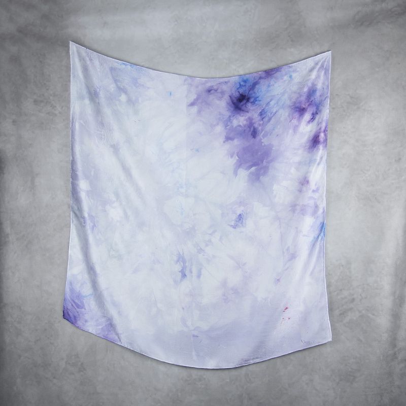 Luxusná hodvábna šatka LIMITED_327, Vyrobená na Slovensku, 90 x 90cm