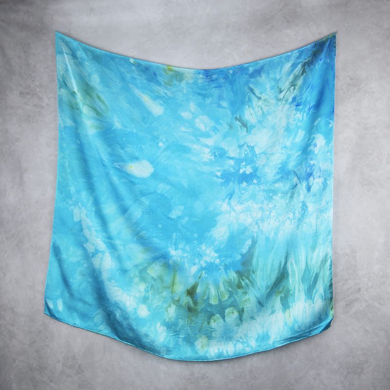 Luxusná hodvábna šatka LIMITED_337, Vyrobená na Slovensku, 90 x 90cm