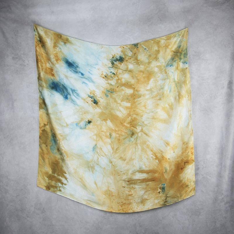 Luxusná hodvábna šatka LIMITED_338, Vyrobená na Slovensku, 90 x 90cm