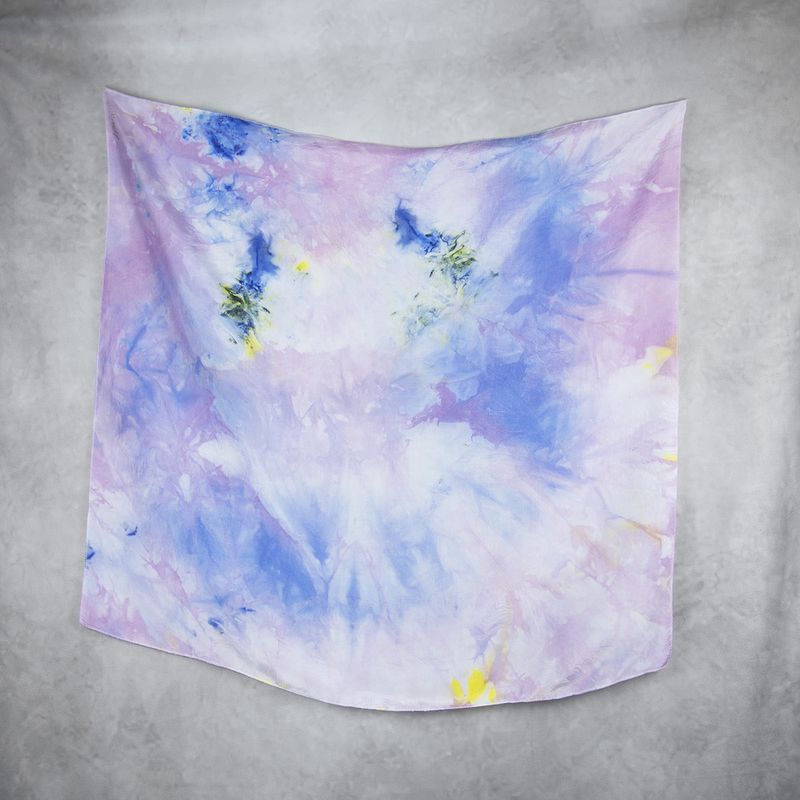 Hodvábna šatka VZOR_84, 85 x 90cm, Made in Slovakia