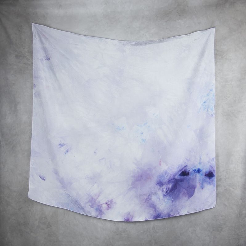 Hodvábna šatka VZOR_102, 85 x 90cm, Made in Slovakia