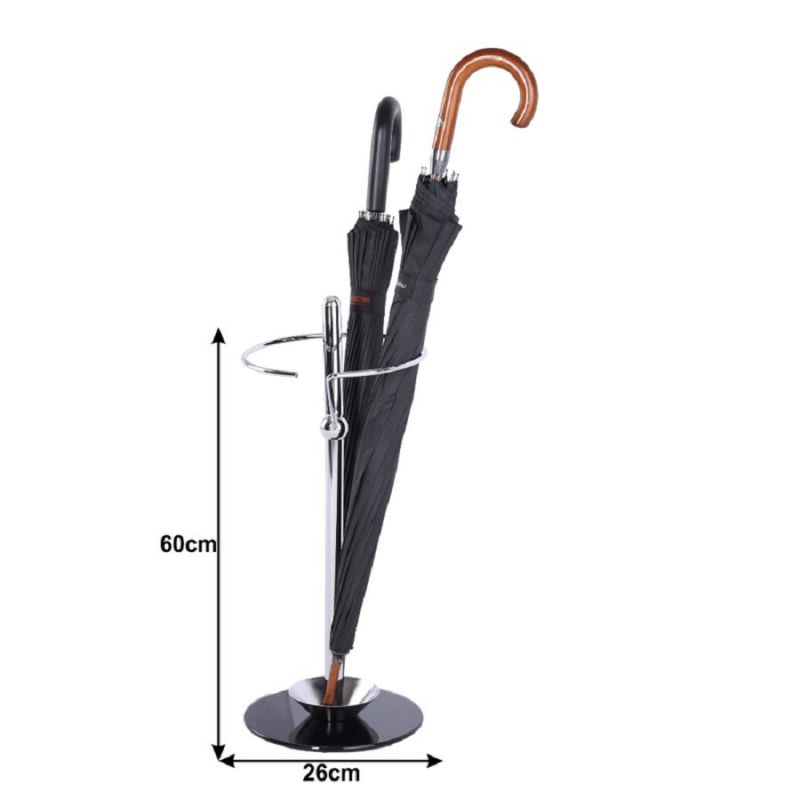 Stojan na dáždniky, 26cm, kov, sklo, OLDO