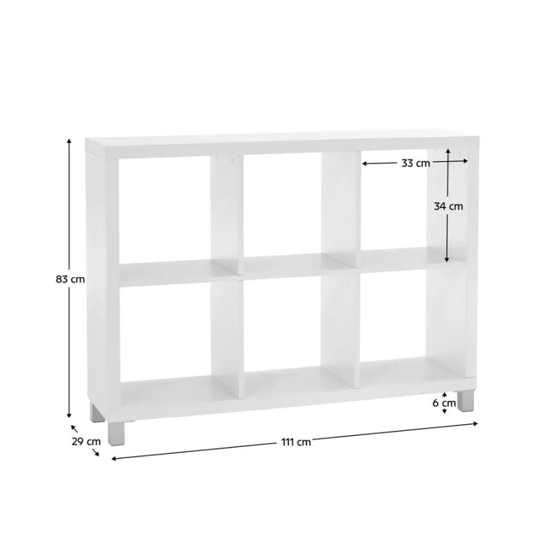 Regál, 111cm, biely, TOFI 4 NEW