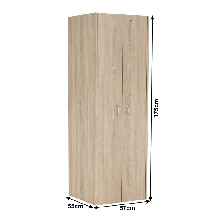 Skrinka, 57cm, vešiaková, dub sonoma, TEMPO ASISTENT NEW 005