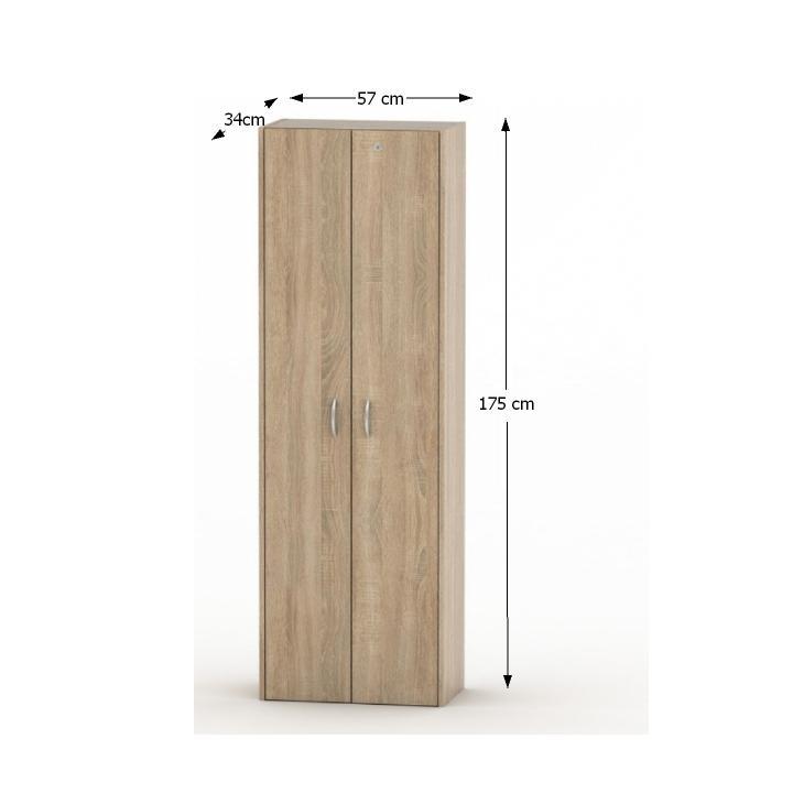 Skriňa, 57cm, policová, dub sonoma, TEMPO ASISTENT NEW 007
