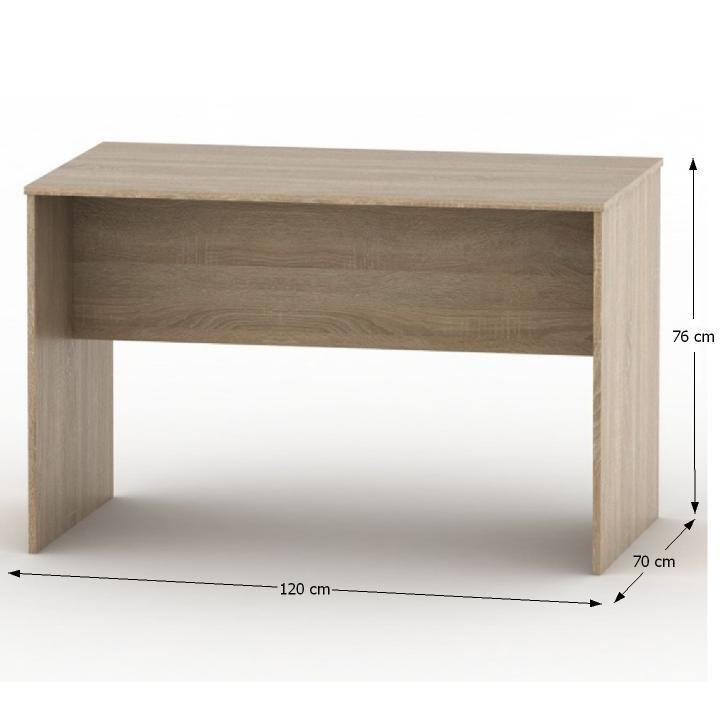 Zasadací stôl, 120x70cm, dub sonoma, TEMPO ASISTENT NEW 021 ZA