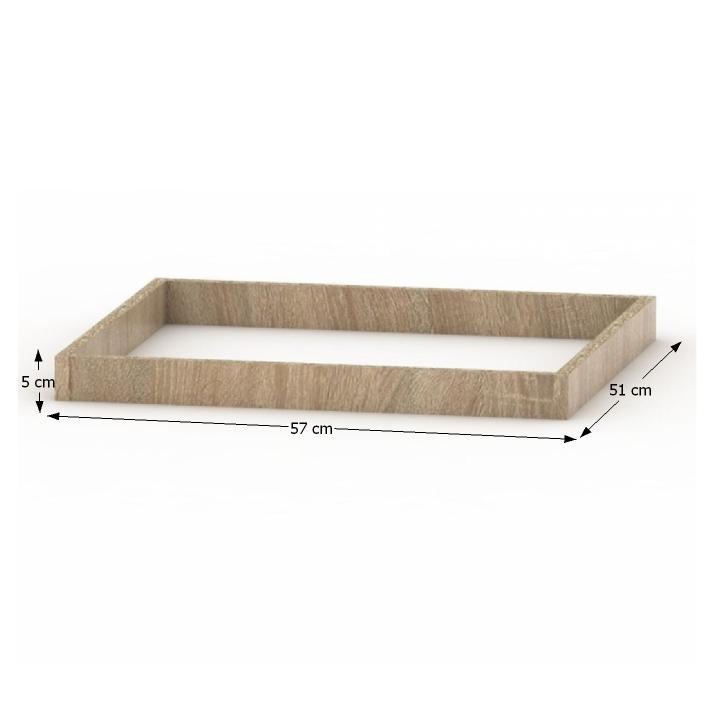Sokel, 57x51cm, dub sonoma, TEMPO ASISTENT NEW 032