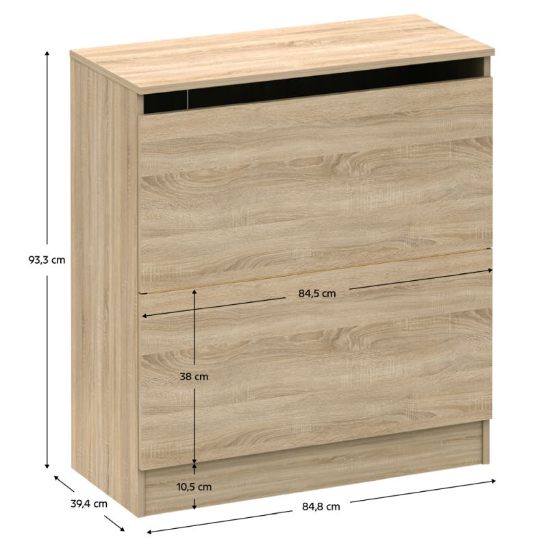 Perinák, 85cm, dub sonoma, BETTY 2 BE-02-040