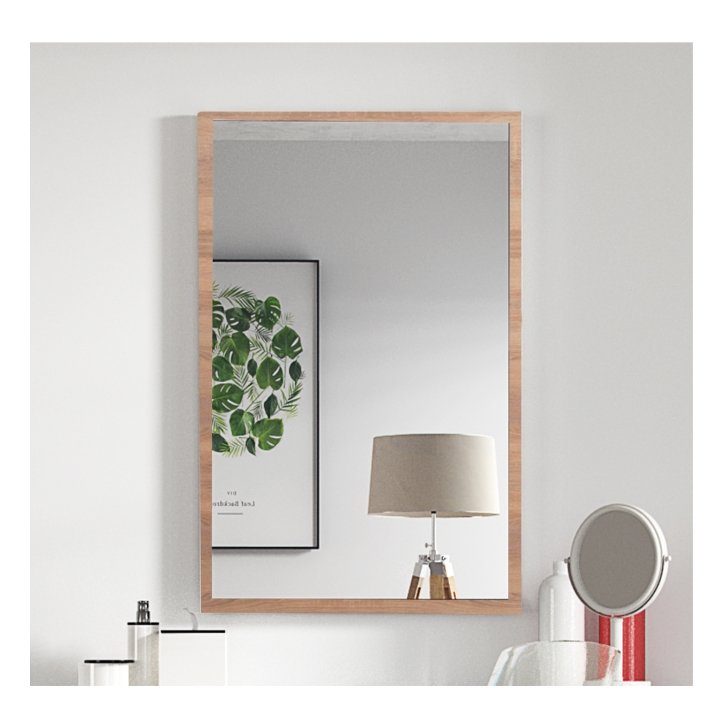 Zrkadlo, 54x84cm, dub sonoma, VIOLET