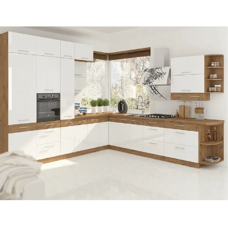 Spodná skrinka otvorená, 30cm, dub lancelot, VEGA 30 D OTW BB