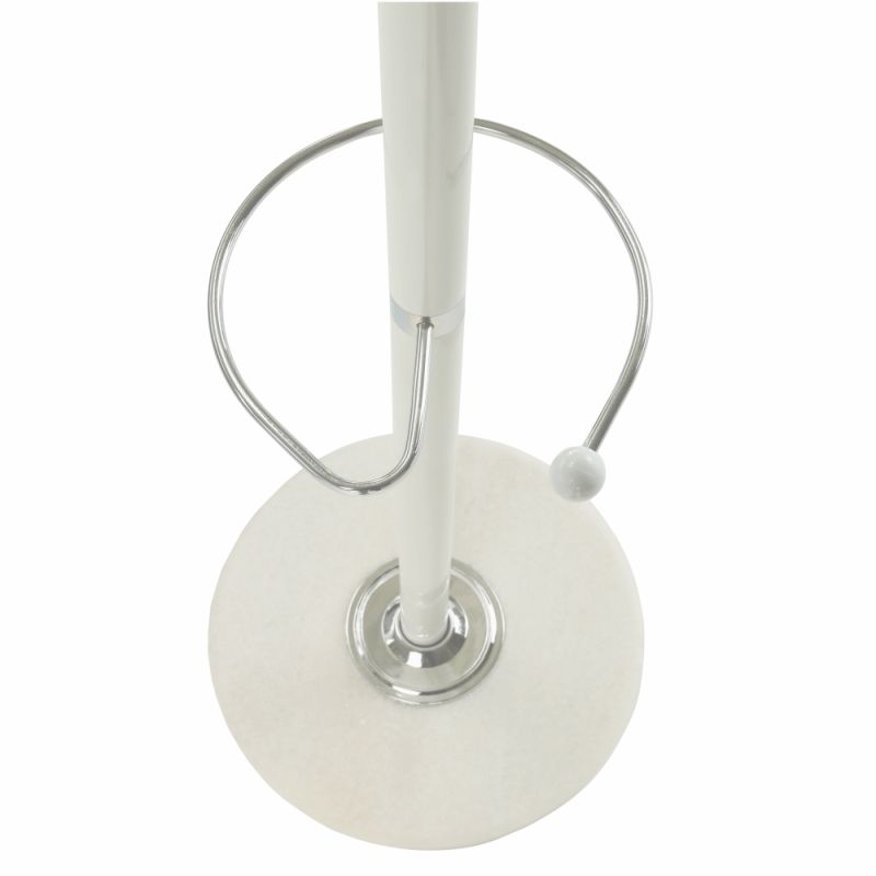 Vešiak, 175cm, biely, kov, JIMY NEW