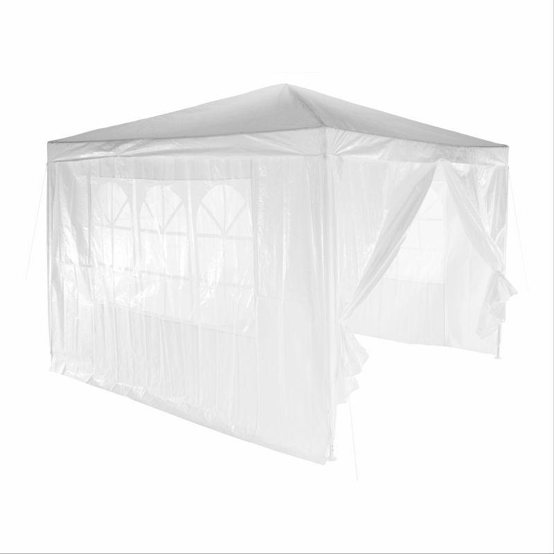 Záhradný párty stan, biely, 3x3 m, TEKNO TYP 1