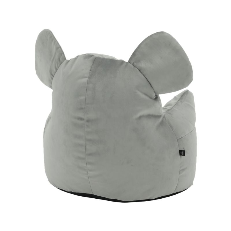 Sedací vak, 55cm, sivá látka, BABY TYP 2