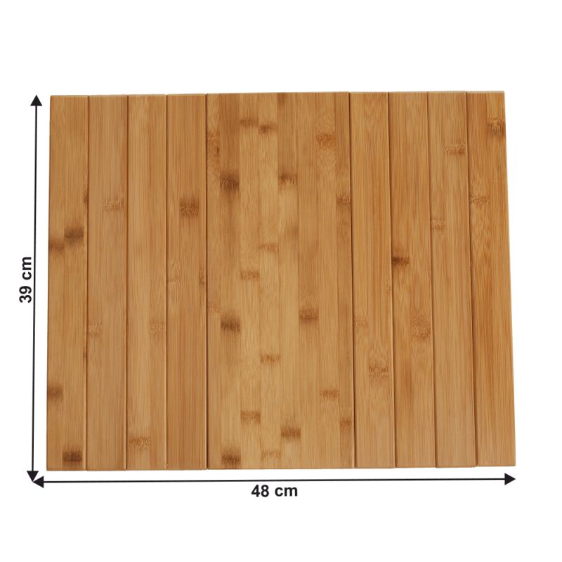 Odkladacia plocha-podložka na podrúčku sedačky, prírodný bambus, ALTE