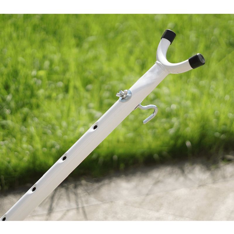 Stojan na hojdaciu sieť, biely kov, OTAN NEW TYP 3