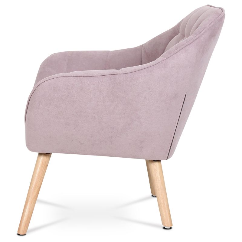 Relaxačné kreslo, ružová látka, AK-321 PINK2