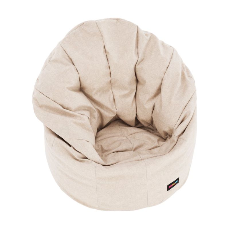Sedací vak, 80cm, béžová látka, KENOD