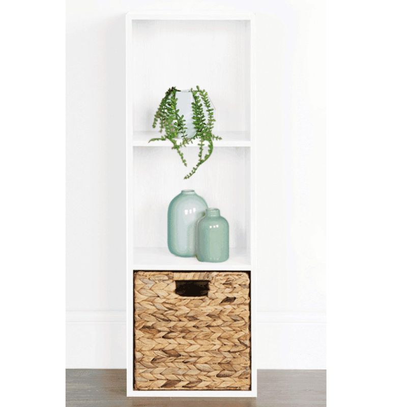 Regál, 30cm, biely, SVION