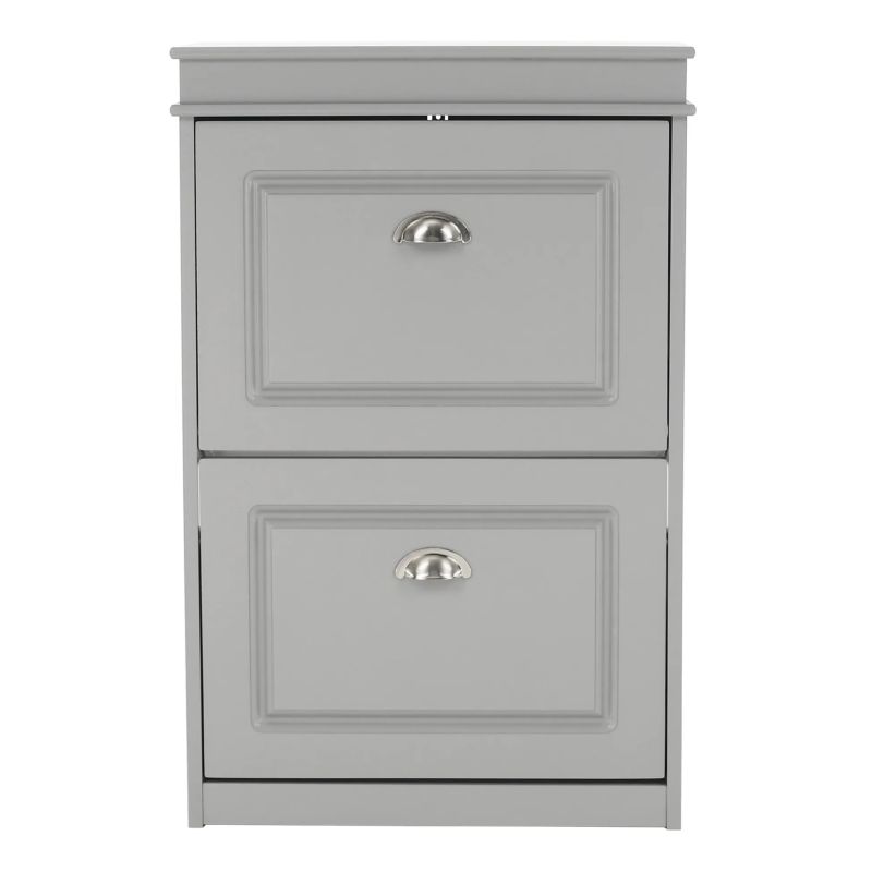 Botník, 53cm, 2-radový, sivý, SEBER TYP 1