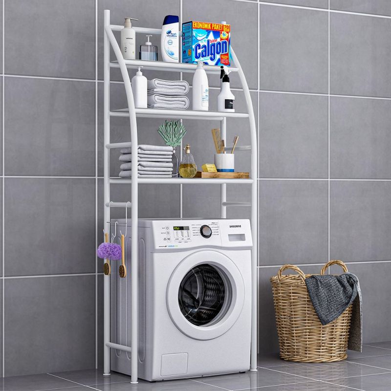 Regál nad práčku, 69cm, biely, VIMERA