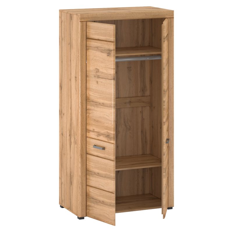 Skriňa, 100cm, vešiaková, dub apalačský, PUSAN F