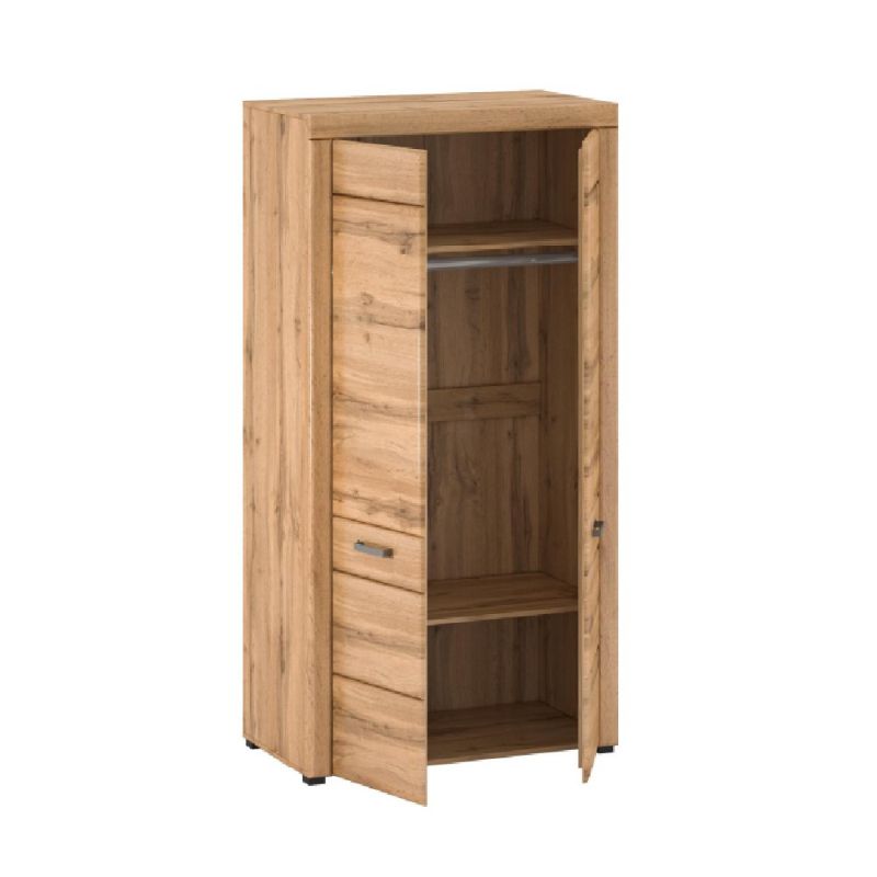 Skriňa, 100cm, vešiaková, dub apalačský, PUSAN F