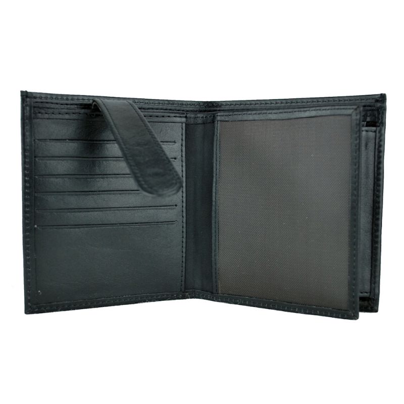 Luxusná kožená peňaženka č.8333/1 v čiernej farbe