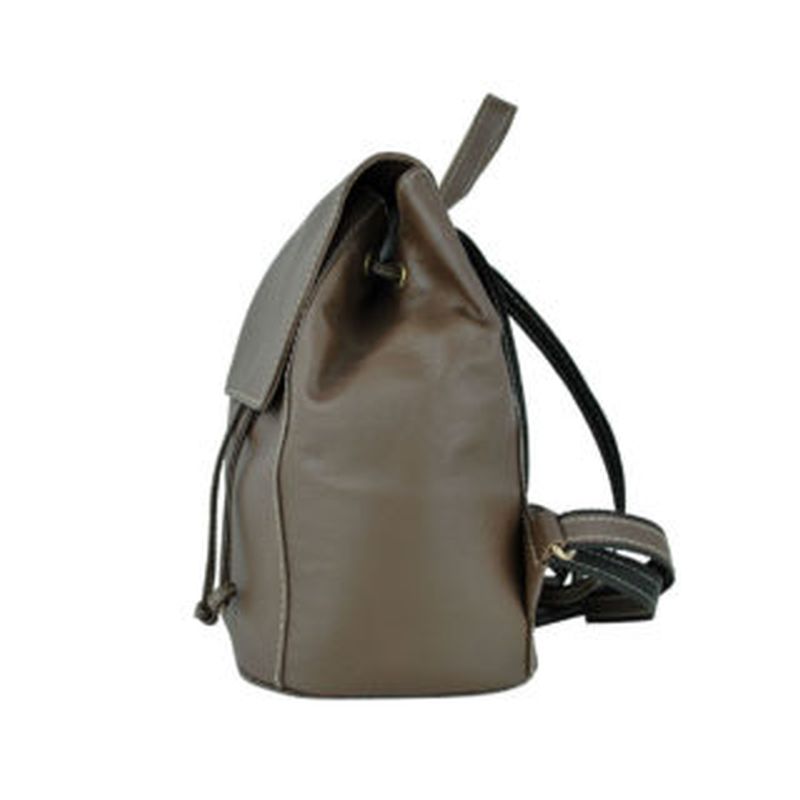 Luxusný kožený ruksak z pravej hovädzej kože č.8659 v hnedej farbe