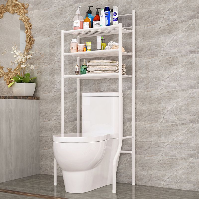 Regál nad WC, 61cm, biely, REMIN