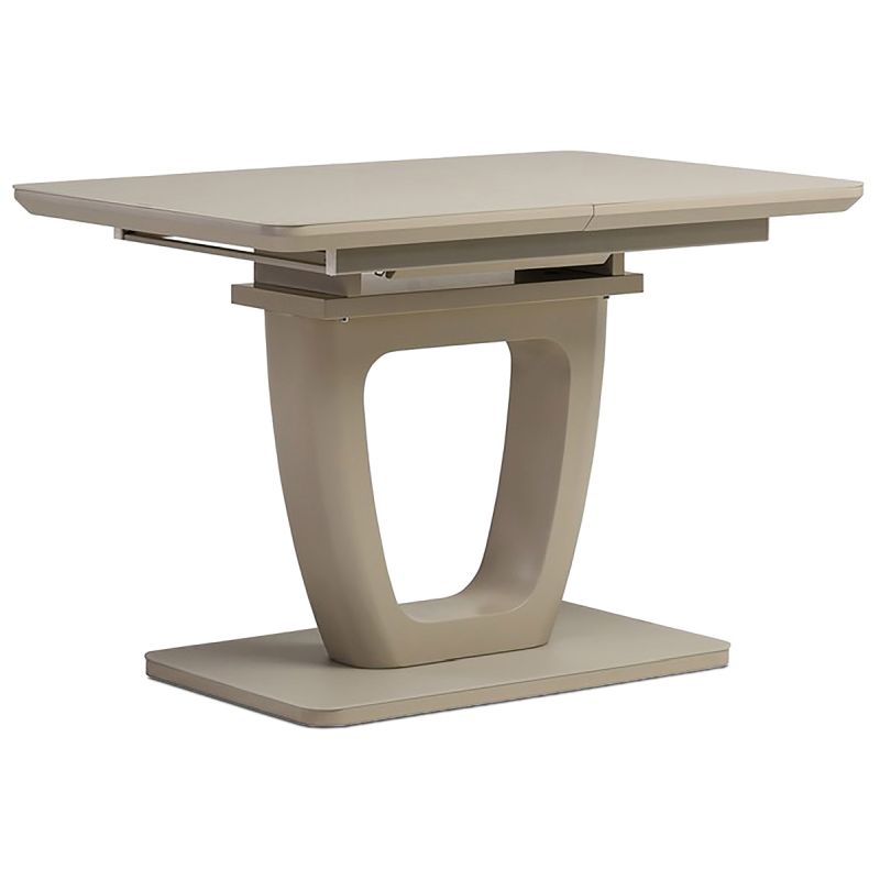 Jedálenský stôl 110-150x75cm, rozkladací, MDF, cappuccino, HT-430 CAP