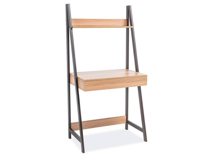 Regál, 52cm, dub, tmavo hnedý, Signal, MATIS A