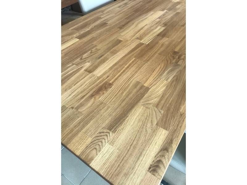 Jedálenský stôl, 150x90cm, masiv, dub, čierny, Signal, UMBERTO LITY 150