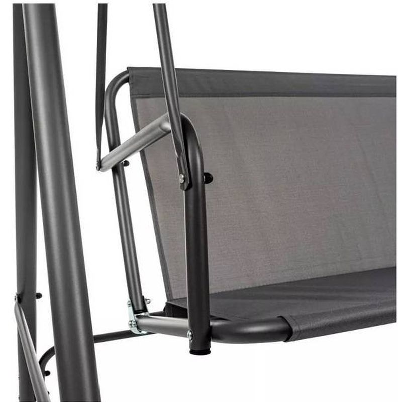 Záhradná hojdačka, tmavosivá, MRP AMATA