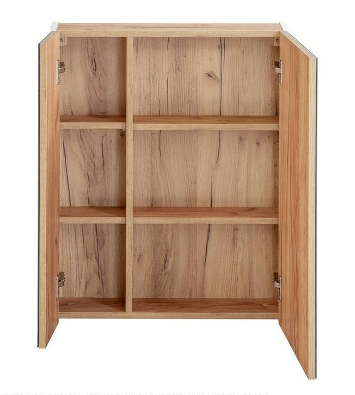 Skrinka so zrkadlom, 60cm, dub craft, CAPRI 842