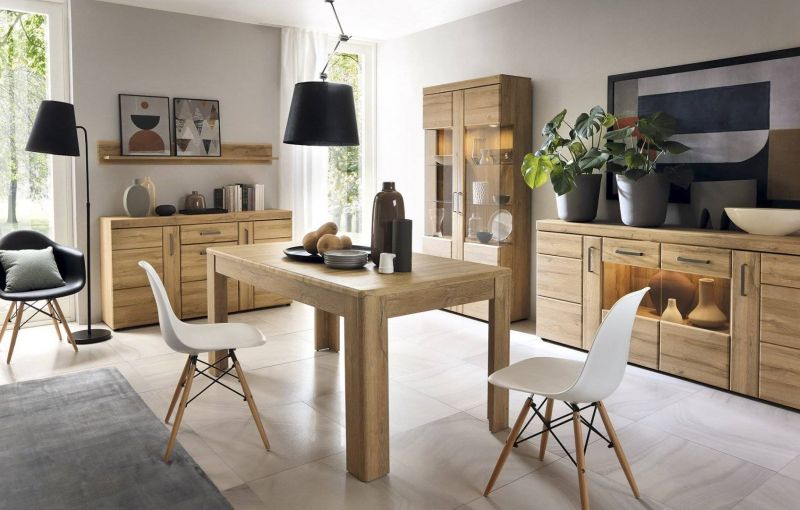 Polica, 157cm, dub grandson, CORTINA CNAP02