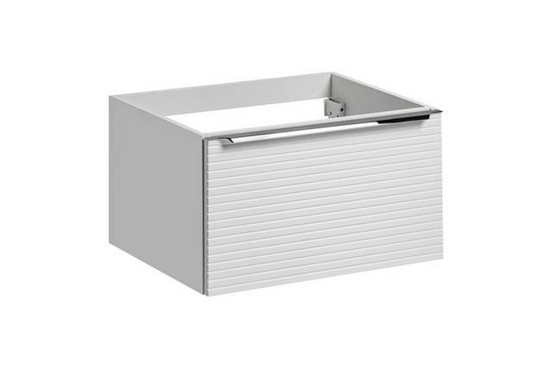 Skrinka pod umývadlo, 60cm, biela, LEONARDO WHITE 82-60-B-1S
