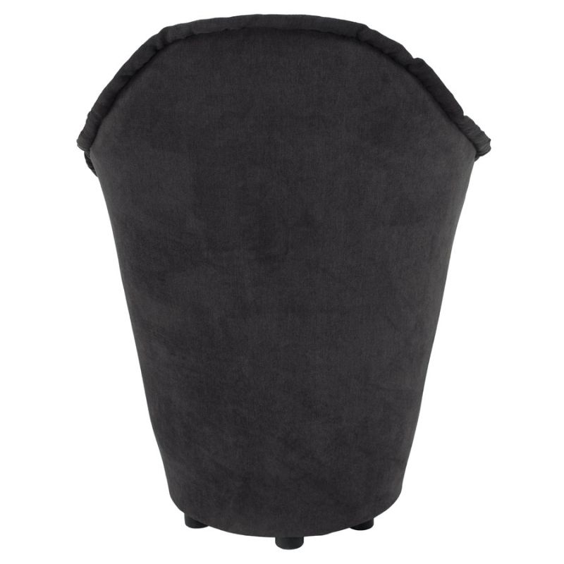 Kreslo s úložným priestorom, tmavosivá a svetlosivá látka, PERSI