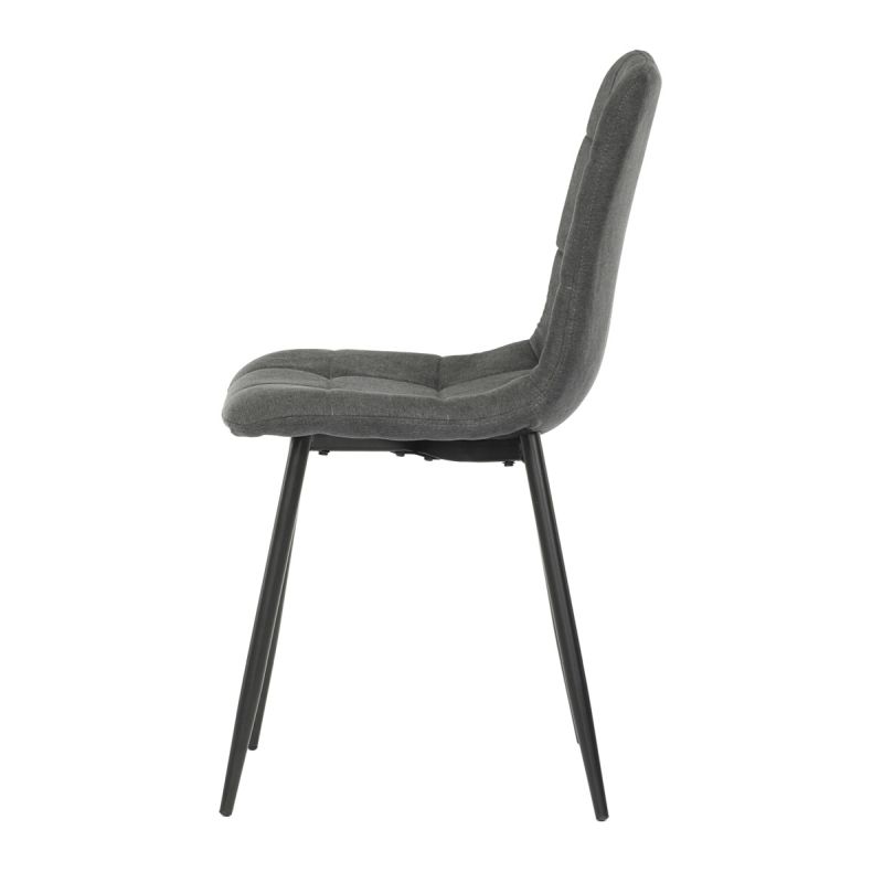 Stolička, sivá, látka, CT-281 GREY2