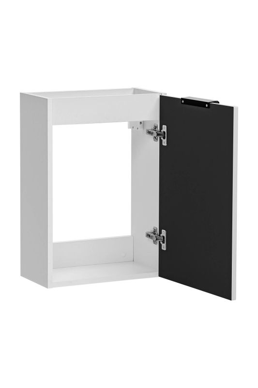 Skrinka pod umývadlo, 40cm, biela, ADEL WHITE 82-40-B-1D