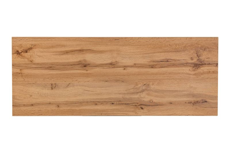 Kúpeľňová doska, 140cm, dub wotan, OAK 89-140-B-46