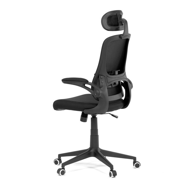 Kancelárska stolička, čierna, sieťovina, 120 kg, KA-Q842 BK