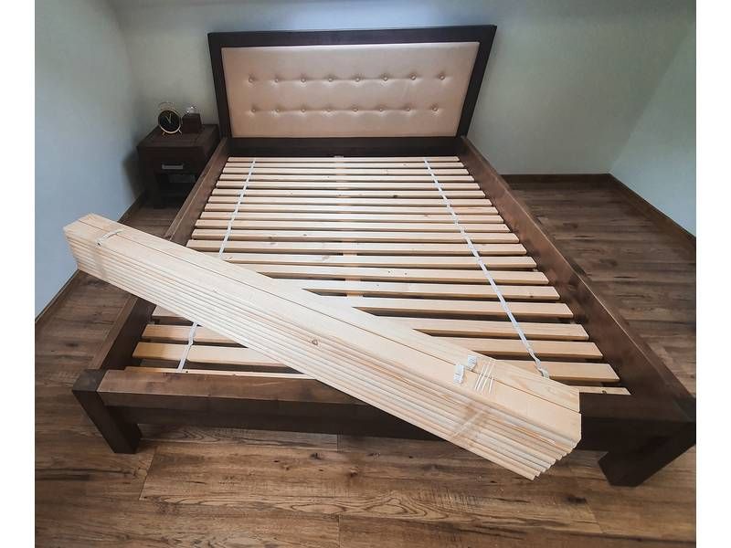 Drevený laťkový rolovateľný rošt, ROLKO 20, 160x200